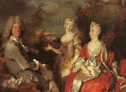 Nicolas de Largilliere Family Portrait oil on canvas
